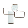 Ptmd spiegel feron ijzeren frame rechthoeken 84 cm | 2 stuks