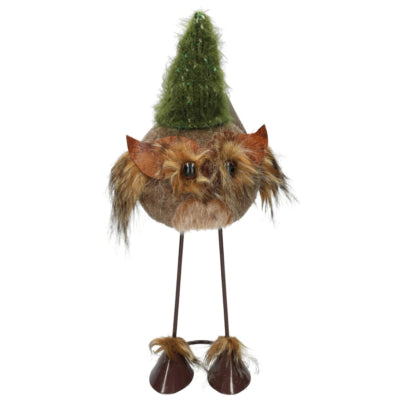 Figura lechuza hedwig verde 35 cm | 8 piezas