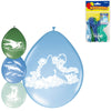 Palloncini folat sea life blu verde 30 cm 8 pezzi | 48 pezzi