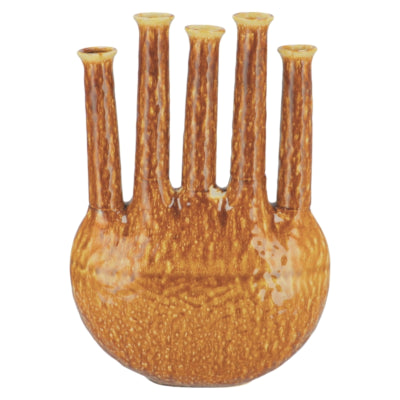 Vaso Daan in legno curvato inga jahra marrone 46 cm | 2 pezzi