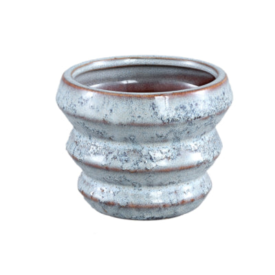 Vaso da fiori Ptmd aquer blu 11,5 cm | 18 pezzi