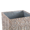 Ptmd vaso da fiori Jenah marrone m 19 cm | 6 pezzi