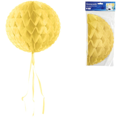 Palla a nido d'ape Folat gialla 30 cm | 25 pezzi