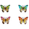 (r) wandhanger vlinder susanne metaal 29 cm 4 assorti | 24 stuks