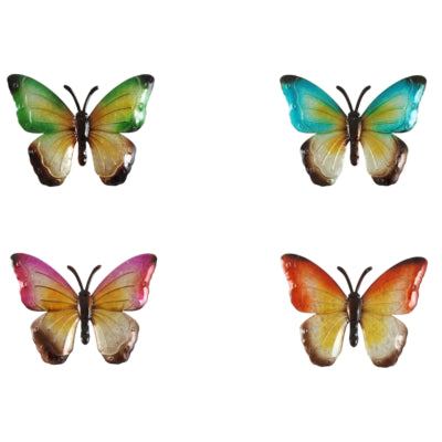 Mariposa Susanne 4 surtido azul verde naranja o rosa | 12 piezas