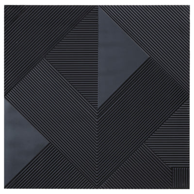 Pannello da parete Ptmd Belinda Nero 120 x 120 cm | 2 pezzi