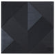 Pannello da parete Ptmd Belinda Nero 120 x 120 cm | 2 pezzi