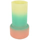 Vaso shae opaco giallo turchese rosa salmone 17 cm | 24 pezzi