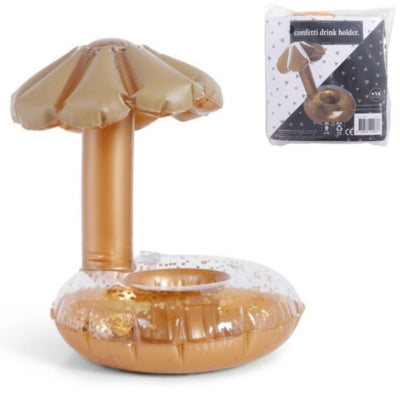 Portabicchieri Senza Confetti color oro 24 cm | 50 pezzi