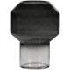 Jarrón de madera jaxx negro transparente 26 cm | 6 piezas