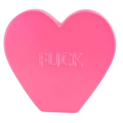 Housevitamin estatua caramelo corazón joder rosa 19,5 cm | 6 piezas