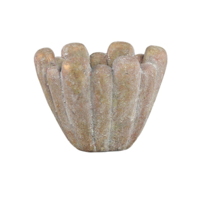 Vaso da fiori Ptmd Minter S marrone 23,5 cm | 8 pezzi