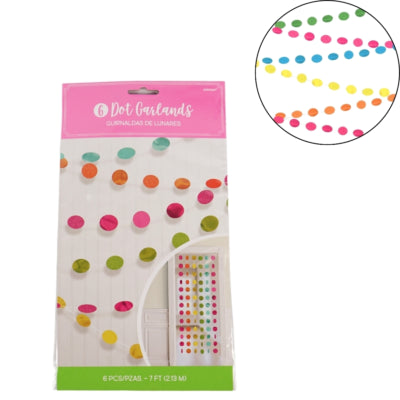 Ghirlanda da appendere Amscan multicolore 213 cm 6 pezzi | 12 pezzi