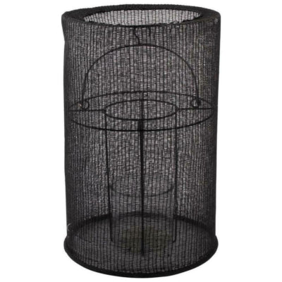 Farol Gustava algodón negro 46 cm | 2 piezas