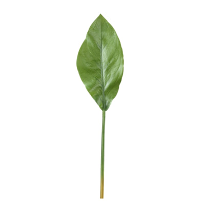 Ptmd ramo artificiale foglie verdi 70 cm | 12 pezzi
