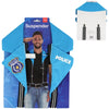 Folat politie bretels blauw one size | 48 stuks