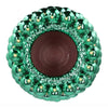 Daan kromhout vaas christmasball groen 39 cm | 2 stuks