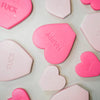 Housevitamin beeld candy heart fuck lichtroze 13 cm | 12 stuks
