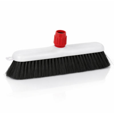 Vero scopa morbida in plastica nera 30 cm | 10 pezzi