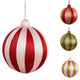 House of seasons kerstbal 10 cm 4 assorti | 12 stuks