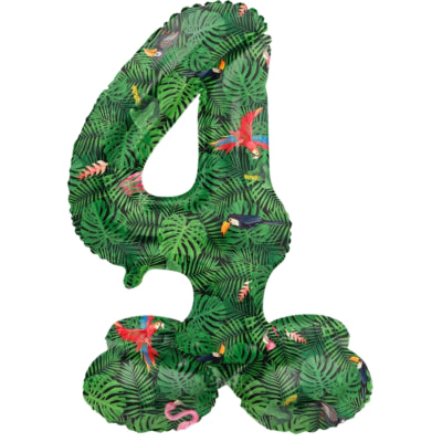 Globo foil folat de pie 4 jungla vibe 41 cm | 20 piezas