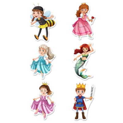 Toi-toys legpuzzels sprookjes 19 cm set van 6 | 12 stuks