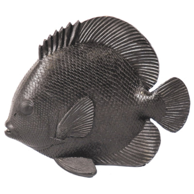 Statua Housevitamin pesce piatto pesce nero 19 cm | 6 pezzi
