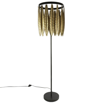 Lámpara de pie Countryfield kikkan l color latón 141 cm | 2 piezas