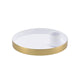 Candeliere Daan in legno curvato rotondo bianco marrakech 12 cm | 8 pezzi