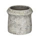 Ptmd bloempot nimma m cement grijs 19 cm | 8 stuks
