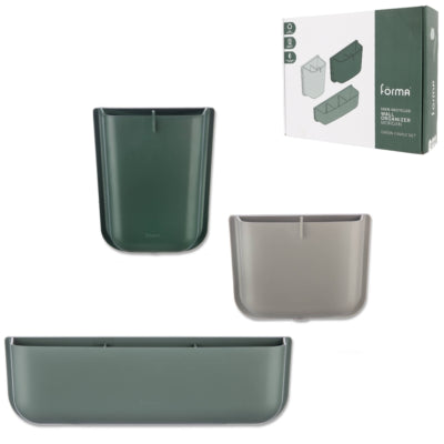 Portaoggetti da parete Forma Morgan 29 cm set da 3 | 5 pezzi