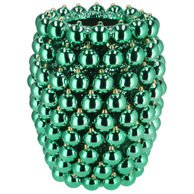 Daan kromhout vaas christmasball groen 39 cm | 2 stuks