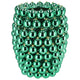 Vaso Daan in legno curvato palla di Natale verde 39 cm | 2 pezzi