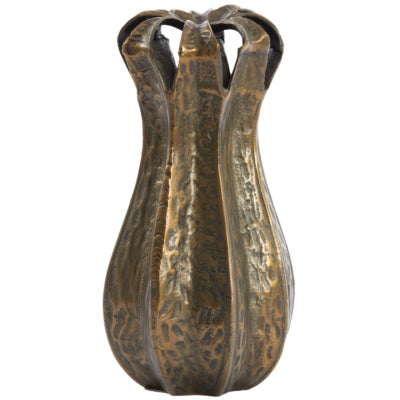 Light living vaso luminoso e living abajo color bronzo antico 43 cm | 2 pezzi