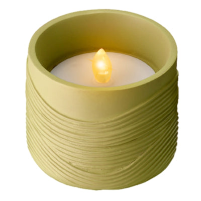 (r) Candela LED effetto fiamma solare 10 x 8 cm 3 assortiti | 12 pezzi
