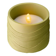 (r) LED candle with flame effect solar 10 x 8 cm 3 assorted | 12 pieces - afbeelding 2