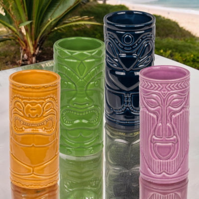 Taza tiki Out of the blue 250 ml 4 surtidos | 12 piezas