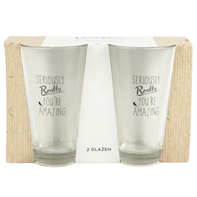 Vasos largos Dutch Rose 330 ml juego de 2 piezas | 8 piezas
