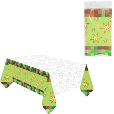 Amscan mantel tnt minecraft verde 137 x 243 cm | 24 piezas