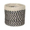 Mica mand bonaparte zwart 14 cm | 18 stuks