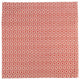 Fodera per cuscino Fair Trade grafica rossa 45 x 45 cm | 12 pezzi