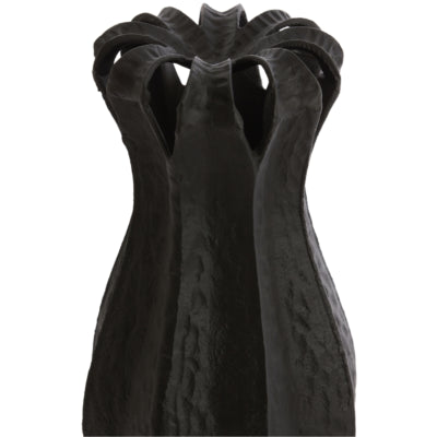 Light living light en living vaas abajo mat zwart 43 cm | 2 stuks