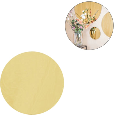 Housevitamin espejo de pared redondo dorado 40 cm | 3 piezas