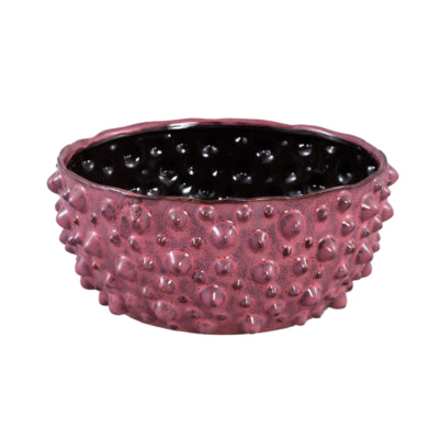 Ptmd vaso da fiori marel pois viola l 24 cm | 2 pezzi