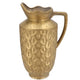 Vaso boa in legno curvato Daan con manico color oro 45 cm | 2 pezzi