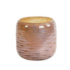 Light living light en living vaas bowie glas bruin 14 cm | 4 stuks