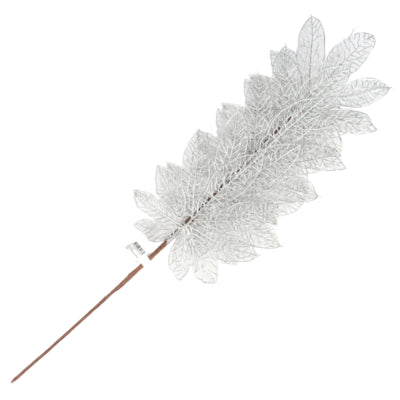 Rama artificial plateada 79 cm | 24 piezas