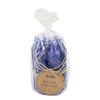 Senza dinerkaarsen blauw 2,2 x 10 cm set van 7 | 36 stuks