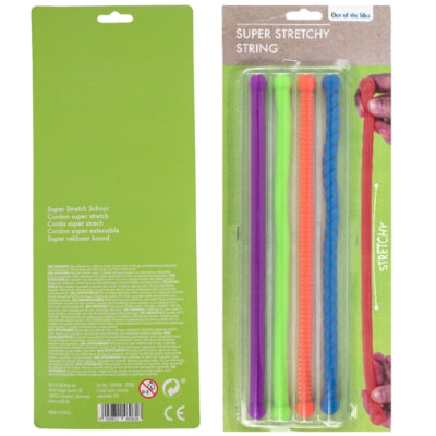 Corda antistress super elastica 27 cm set da 4 | 24 pezzi