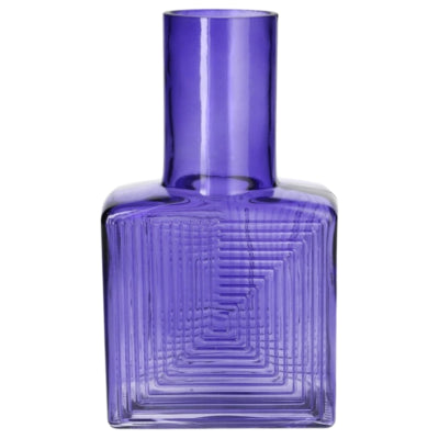 Jarrón judy cuadrado violeta 22,5 cm | 12 piezas